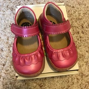 Pink livie and Luca toddler girl shoes